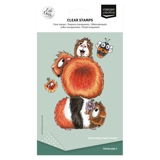 Vaessen Creative Clear Stamps - Guinea Pigs 2