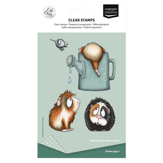 Vaessen Creative Clear Stamps - Guinea Pigs 4