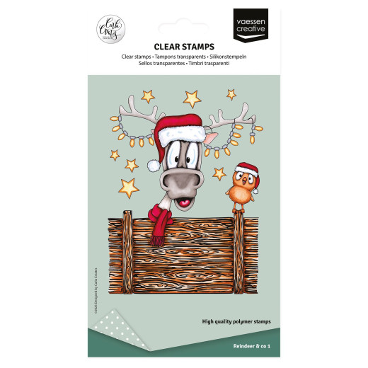 Vaessen Creative - Clear Stamps - Rentier
