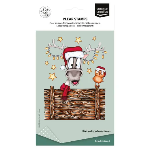Vaessen Creative - Clear Stamps - Rentier
