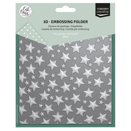 Vaessen Creative - Embossing Folder - Sterne