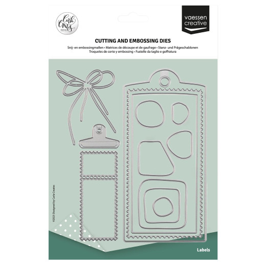Vaessen Creative - Stanzschablone - Odey's Birthday Party - Label