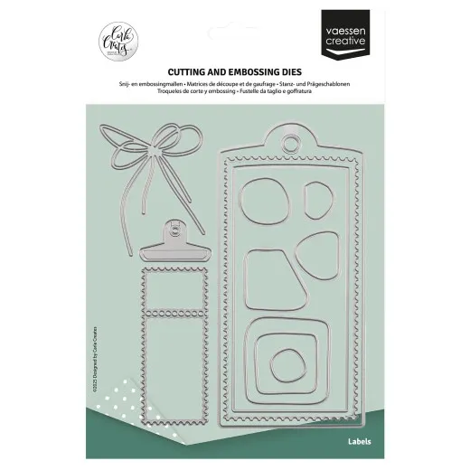 Vaessen Creative - Stanzschablone - Odey's Birthday Party - Label