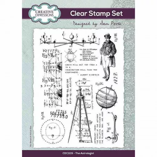 Clear Stamps - Designs by Sam Poole - The Astrologist