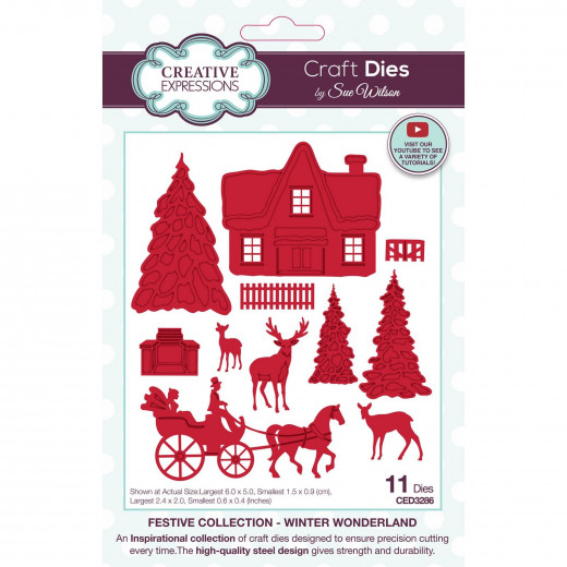 Craft Dies by Sue Wilson - Festive Winter Wonderland Plate