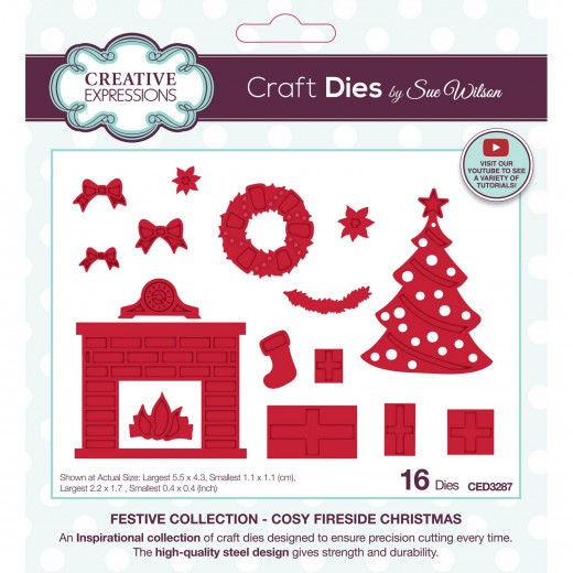 Craft Dies by Sue Wilson - Festive Cosy Fireside Christmas