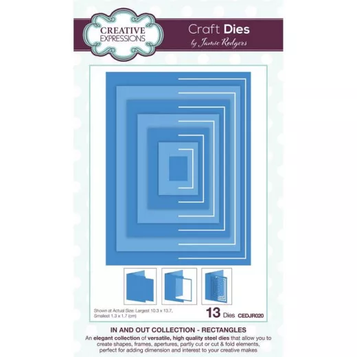 Craft Dies - In and Out Collection - Rechtecke