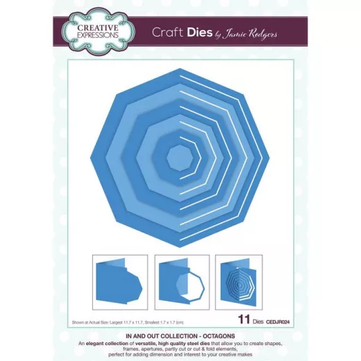 Craft Dies - In and Out Collection - Achtecke