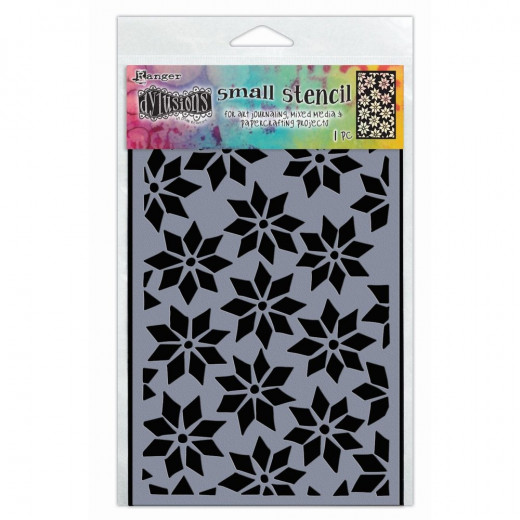 Dylusions 5x8 Stencil - Star Flurry Small