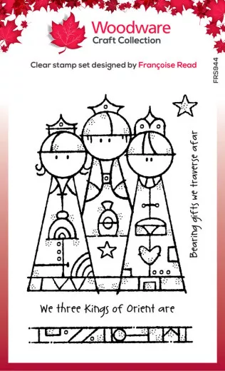 Woodware Clear Stamps - Three Kings