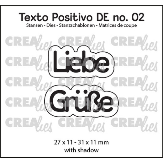 CREAlies Texto Positivo - Liebe Grüße
