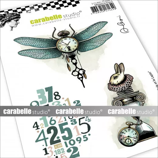 Carabelle Cling Stamps - La Libellule Et Le Lapin