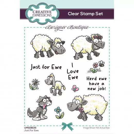 Creative Expressions- Clear Stamps - Just For Ewe