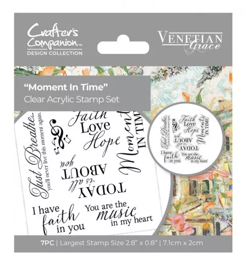 Clear Stamps - Natures Garden - Venetian Grace - Moment in time