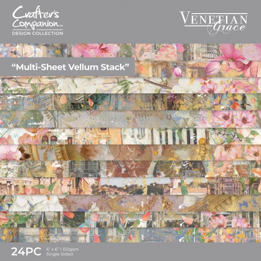 Nature's Garden - Venetian Grace - 6x6 Vellum Stack