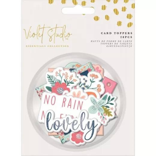 Violet Studio Card Toppers - Florals