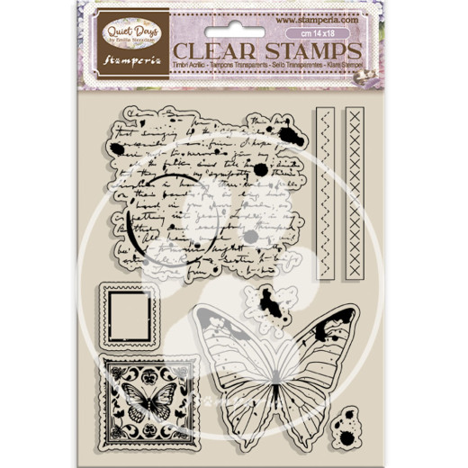 Stamperia Clear Stamps - Quiet Days - Butterfly