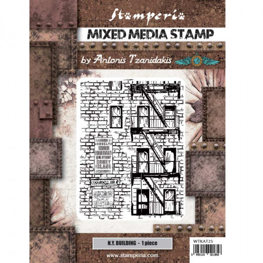 Cling Stamps - Sir Vagabond Aviator New York Building