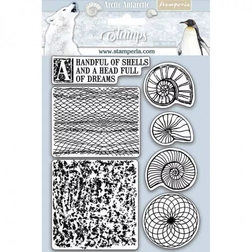 Cling Stamps - Shells, Arctic Antarctic