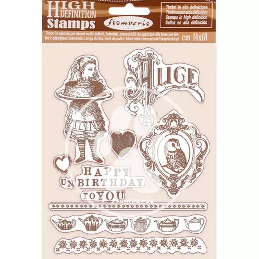 Cling Stamps - Happy Birthday Alice