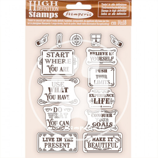 Cling Stamps - Lady Vagabond Lifestyle inspiring quotes