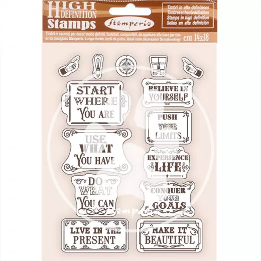 Cling Stamps - Lady Vagabond Lifestyle inspiring quotes