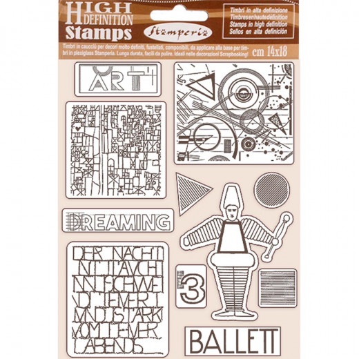 Cling Stamps - Bauhaus Ballet