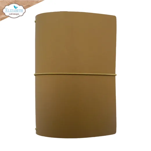 Passport-Format XL-Art-Journal in Sandstone-Braun mit Gummibandverschluss