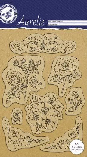 Clear Stamps - Aurelie Botanical Garden 2