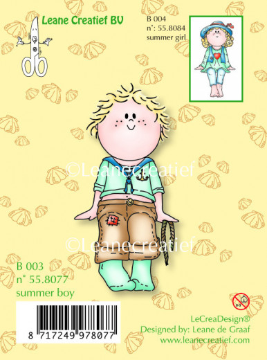 LeCrea Clear Stamps - Bambini Summer Boy