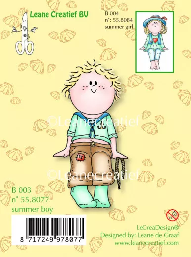 LeCrea Clear Stamps - Bambini Summer Boy