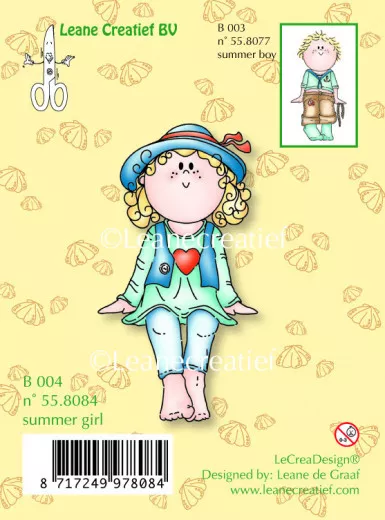 LeCrea Clear Stamps - Bambini Summer Girl