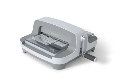 Sizzix Big Shot Plus Stanz- und Prägemaschine in Perspektivansicht ohne Zubehör