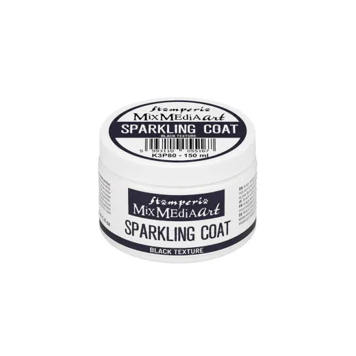 150-ml-Dose Stamperia Mixed Media Art Black Sparkling Coat