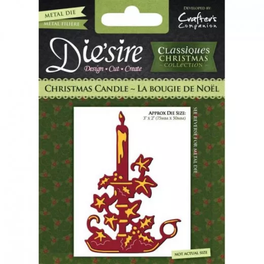 Diesire Classiques Christmas Cutting Die - Weihnachtskerze