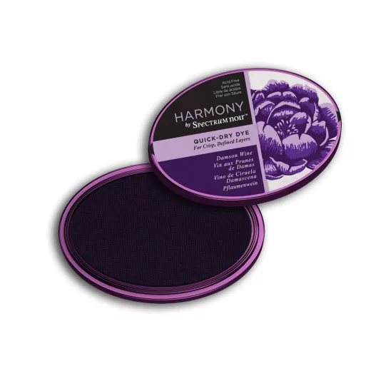 Harmony Quick Dry Ink Pad - Damson Wine