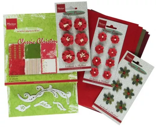 Marianne Design Sortiment Set - Floral red