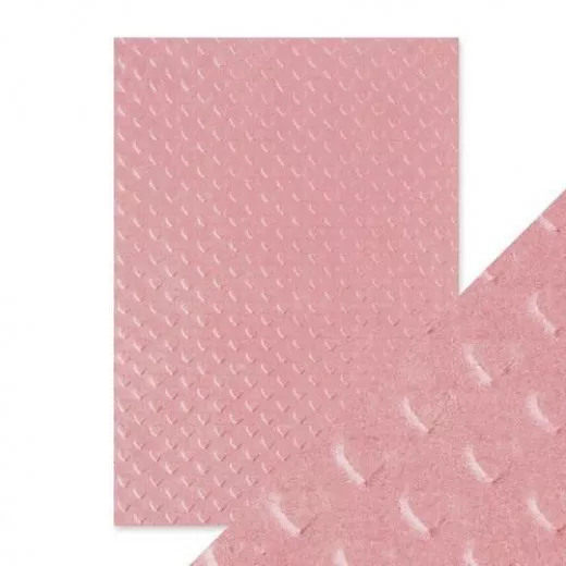 Tonic Studios Embossed Paper - Blush Heartbeat