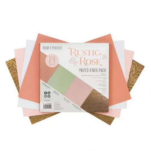 Craft Perfect 6x6 Paper Pack - Mixed Book Rustic Rose