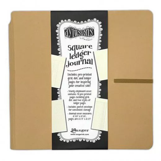 Dyan Reaveleys Dylusions Square Ledger Journal Kraft