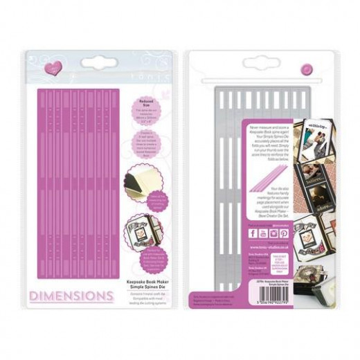 Dimensions Die - Keepsake Book Maker Simple Spines