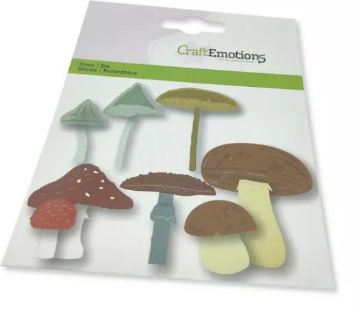 CraftEmotions Die - Paddestoelen Mix