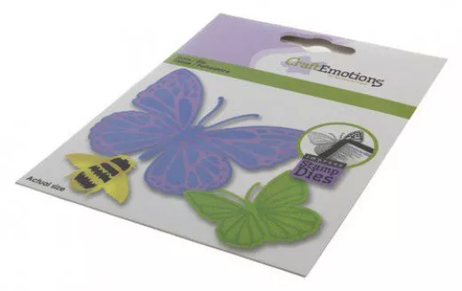 CraftEmotions Impress Stamp Die - Butterfly and bee