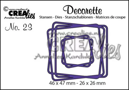 Decorette - Nr. 23 - verflochtene Quadrate