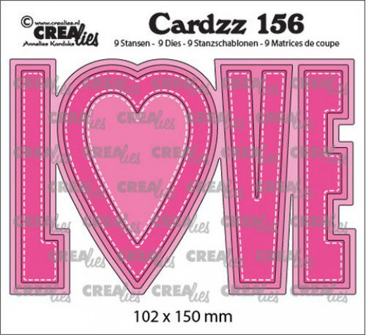 CREAlies Cardzz - Nr. 156 - LOVE