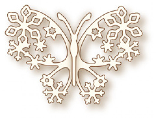 Specialty Die - Winter Butterfly