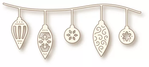 Specialty Die - Row of Baubles