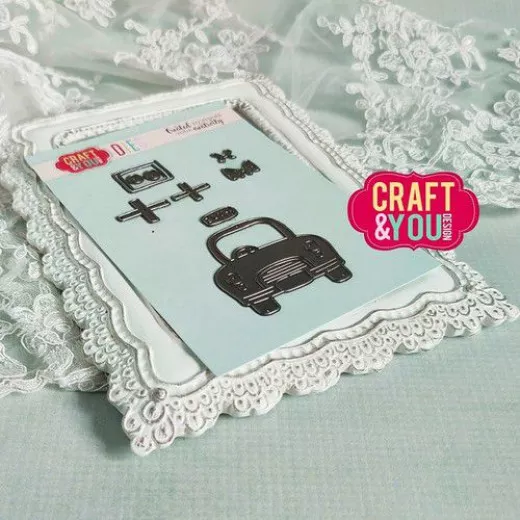 Craft and You Cutting Die - Auto mit Geschenken