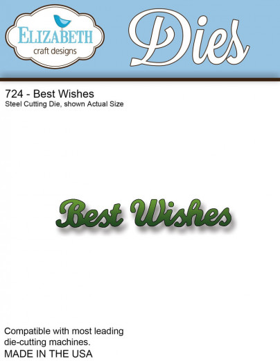 Metal Cutting Die - Best Wishes