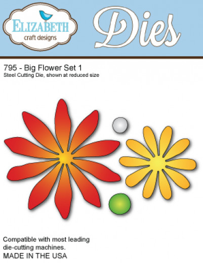 Metal Cutting Die - Big flower set 1